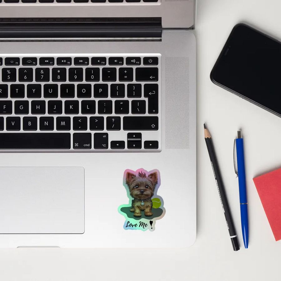 Cute Dog Holographic Sticker Pack product image (12)
