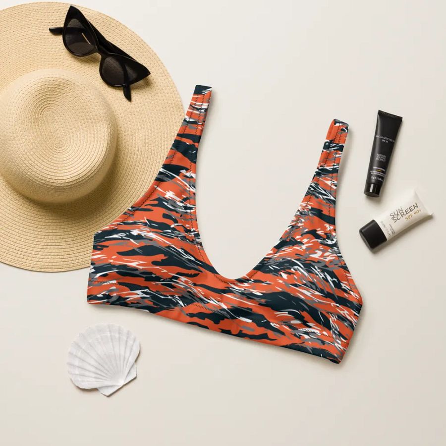 Tiger Camo Padded Bikini Top product image (7)