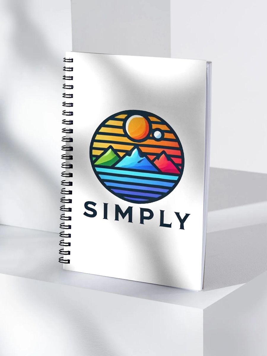 Simply Serene Spiral Notebook product image (4)
