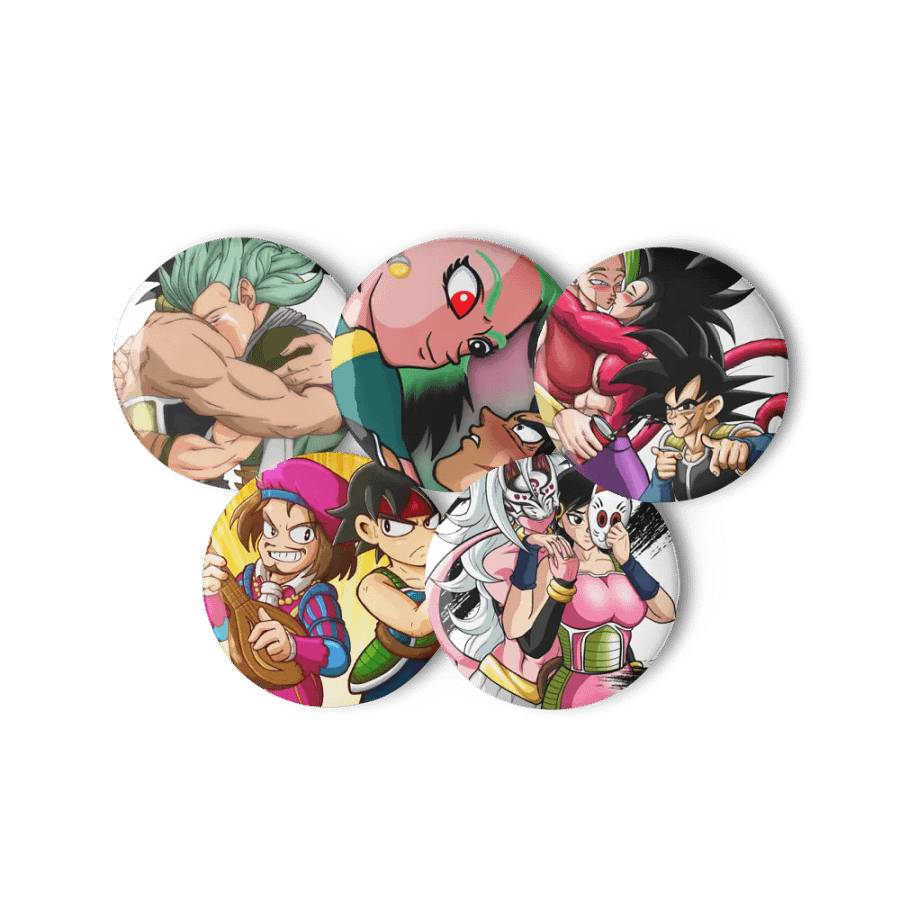 Dandelion & Bardock Pin Badges product image (11)