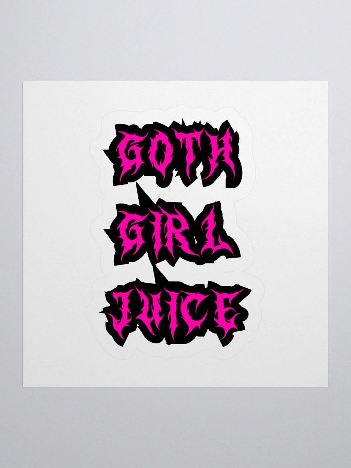Goth Girl Juice Sticker product image (1)