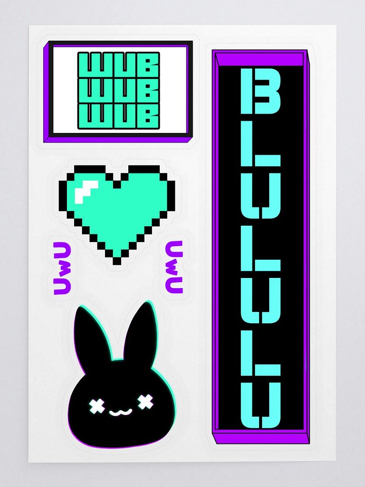 Snowwiii Badges Sticker Sheet product image (1)