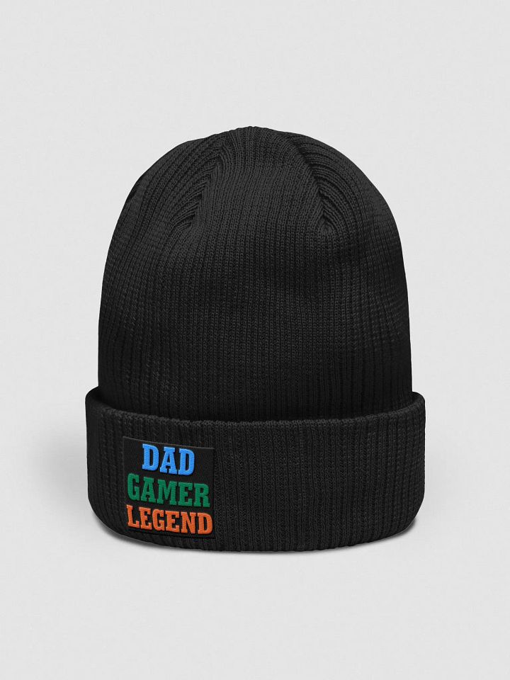 DAD GAMER LEGEND Ribbed Beanie product image (1)