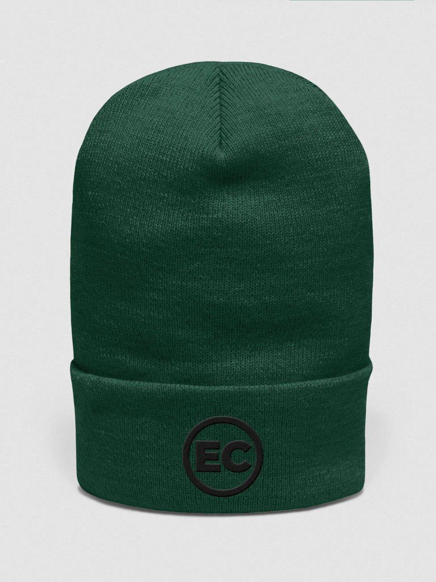EC Black Logo Cuffed Beanie product image (1)