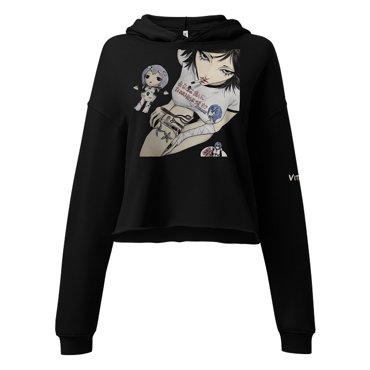 Ninja Noir Crop Hoodie product image (1)