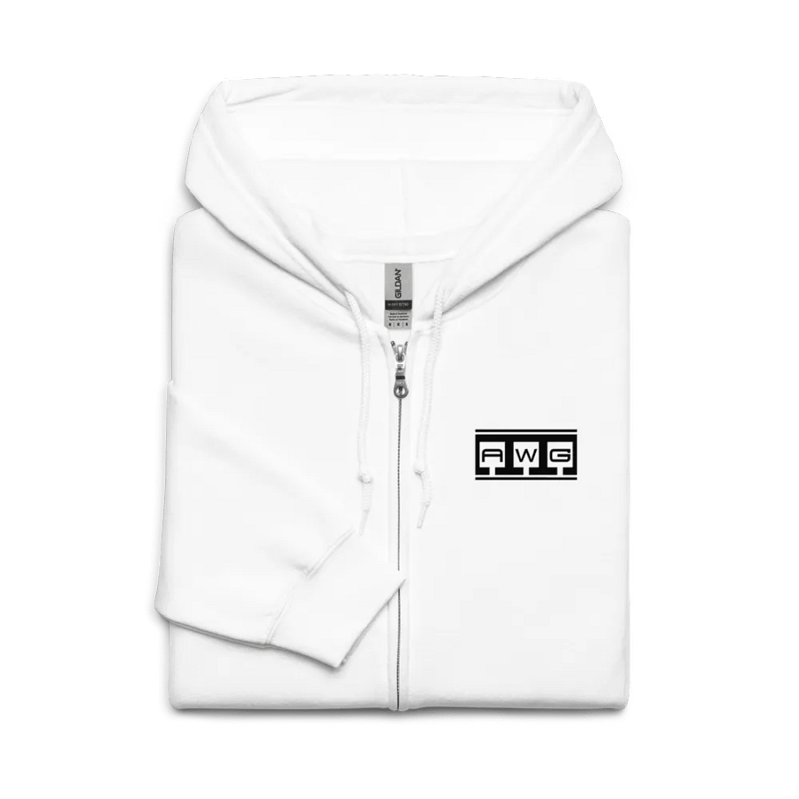 AWG Maid Dress Zip Hoodie (White) product image (3)