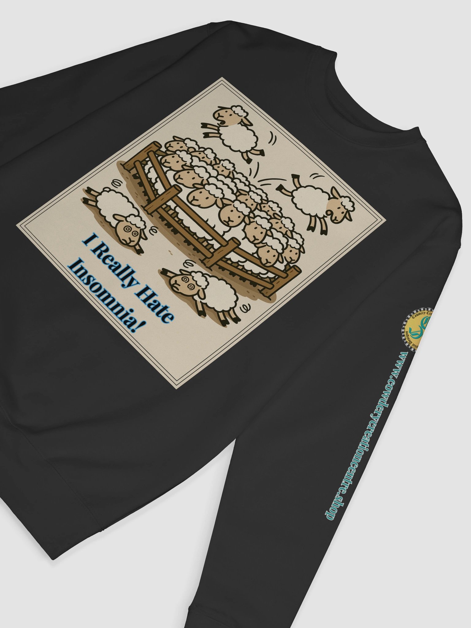 I Really Hate Insomnia (Both) Cotton Heritage Premium Sweatshirt product image (57)