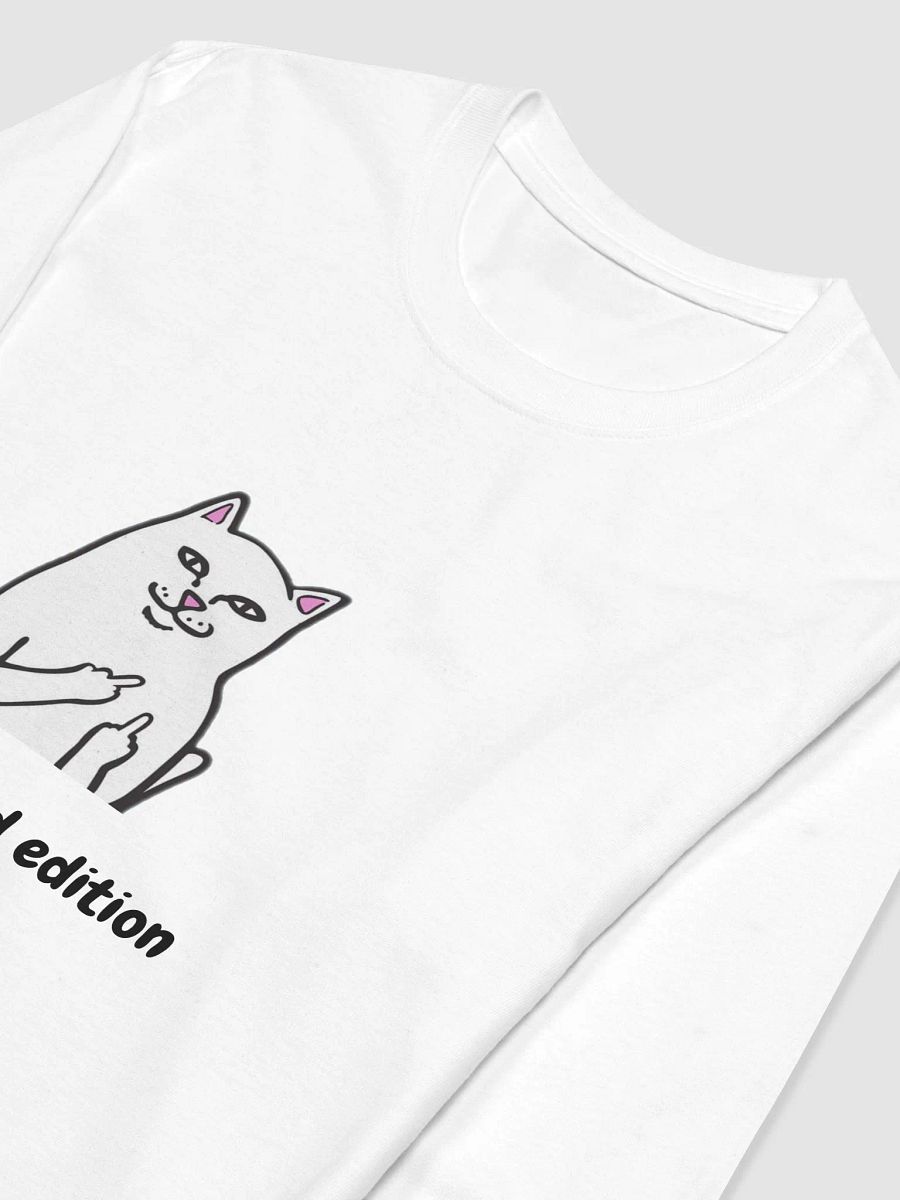 Meme Cartoon Mischievous Cat Long Sleeve Shirt product image (3)