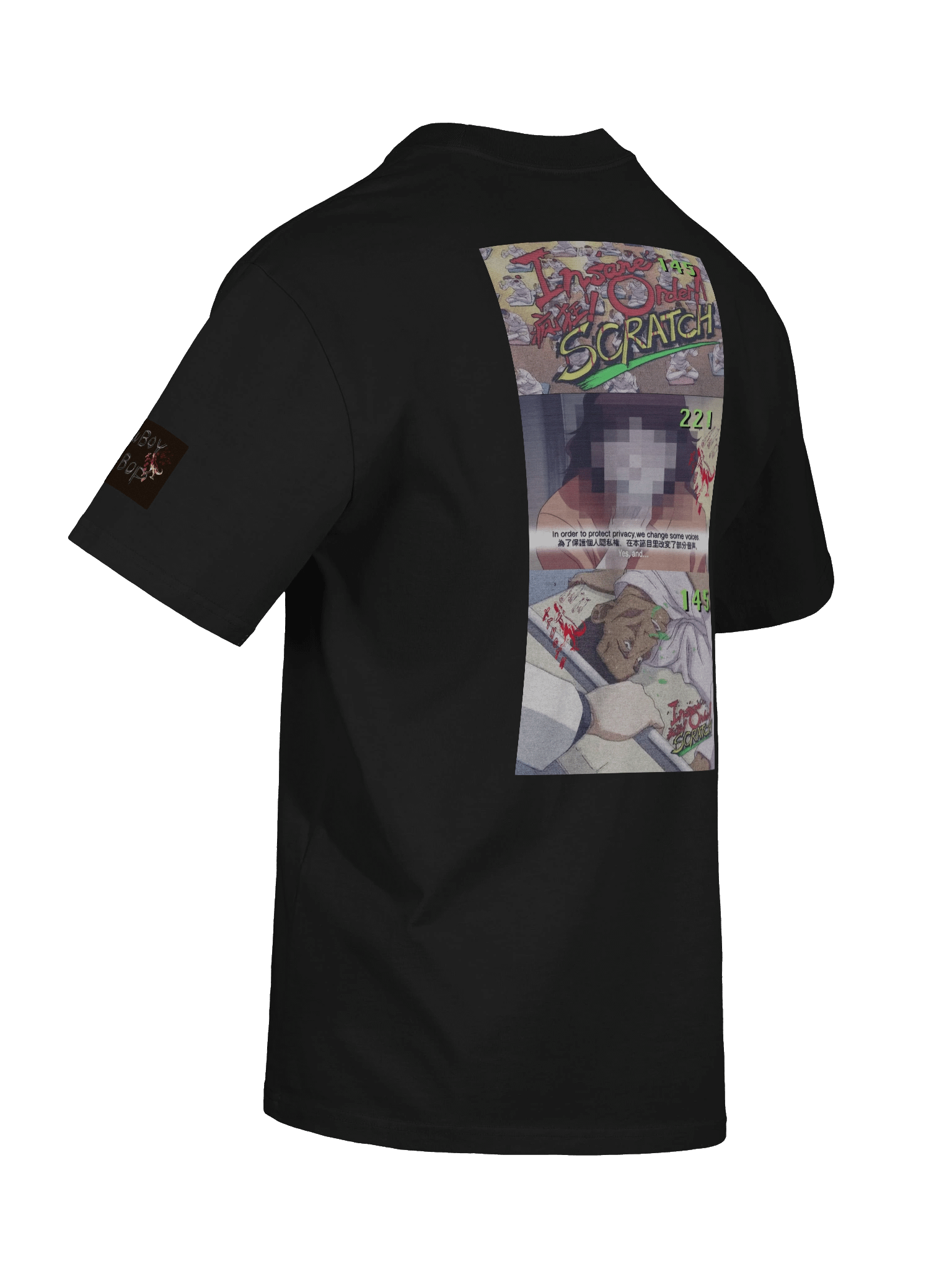 cowboy bebop session 23 brain scratch tee shirt product image (18)