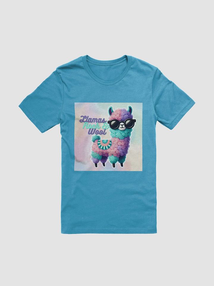 Llamas Rock & Wool (Bella+Canvas Supersoft T-Shirt) product image (1)