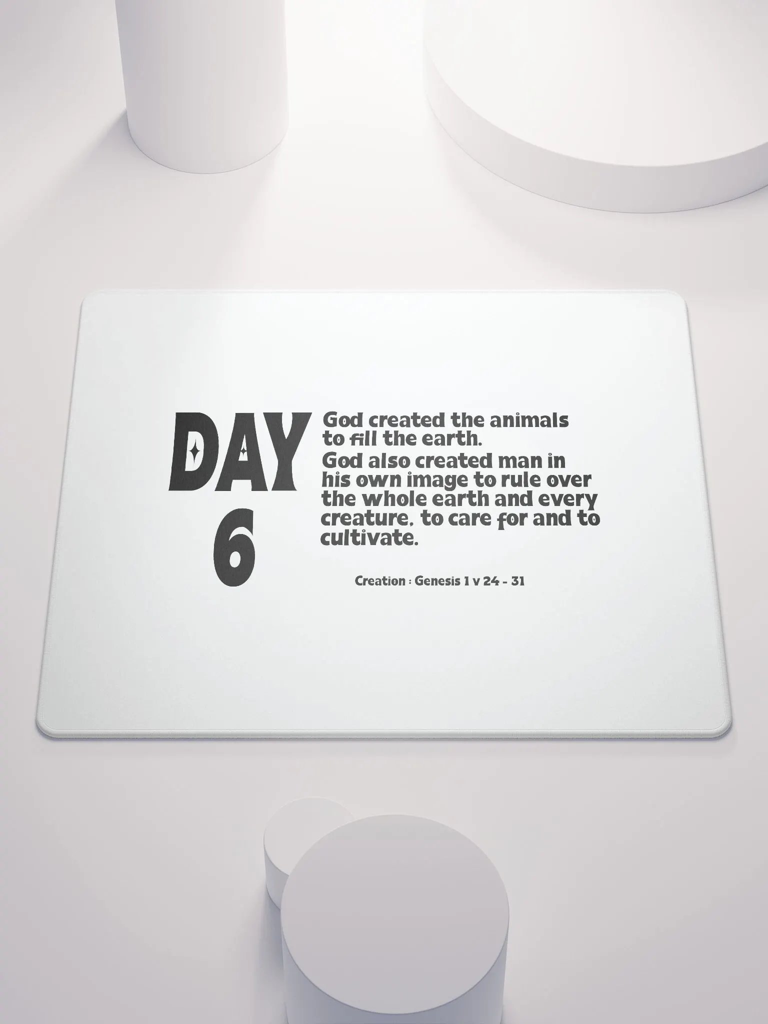 CREATION: DAY 6 Christian, Jesus, faith, God, Bible, Christianity, Jesus Christ, religion, Bible Verse, Love product image (2)