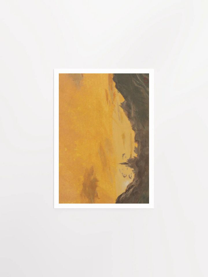 Fiery Sunset Castle - Art Print product image (2)