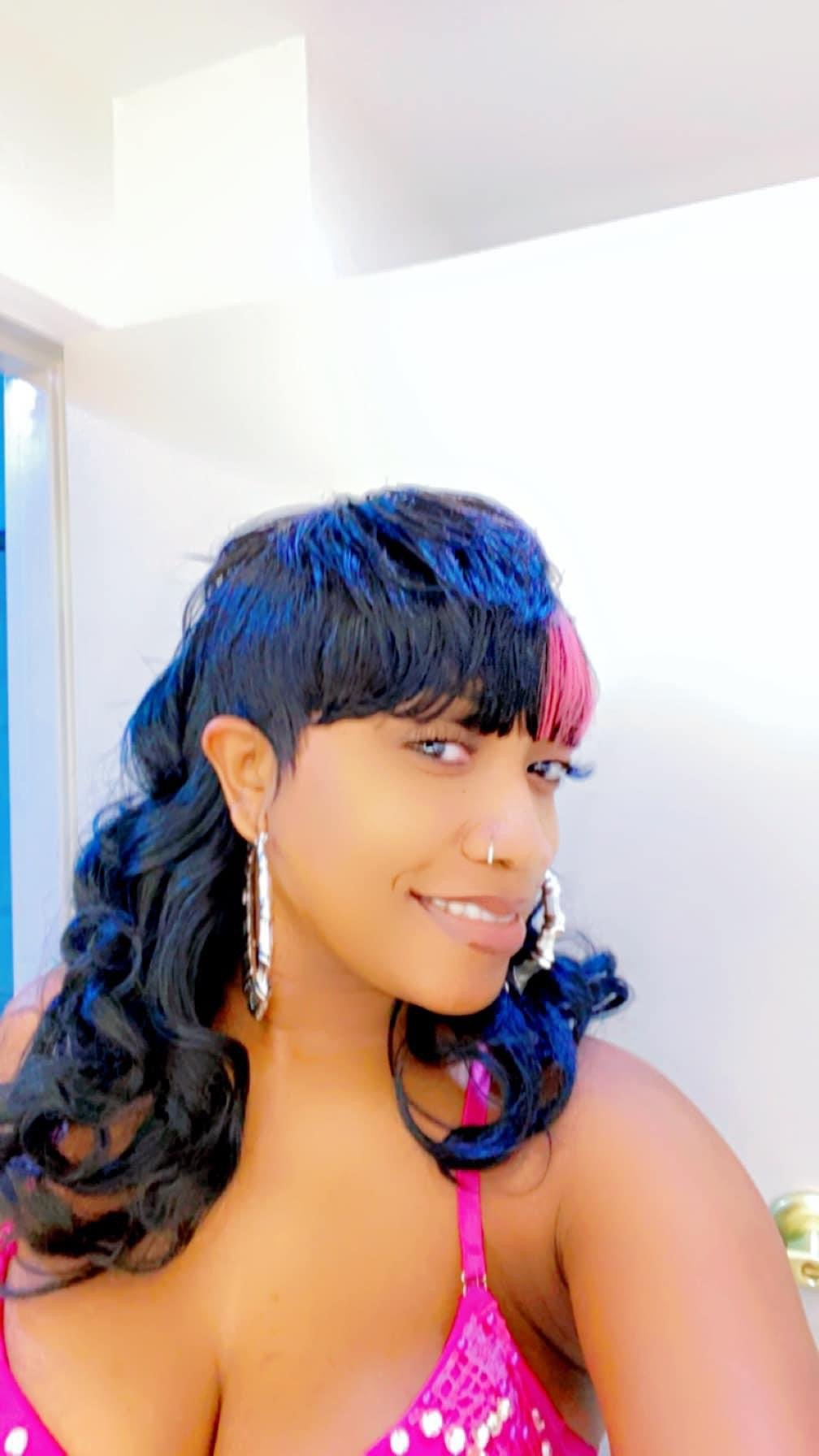 Pink and black Mullet Handmade product image (2)