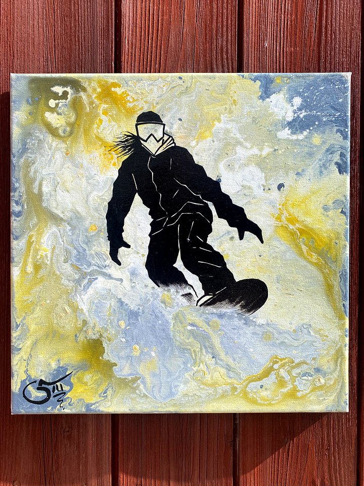 Golden Drift - Original Painting product image (1)