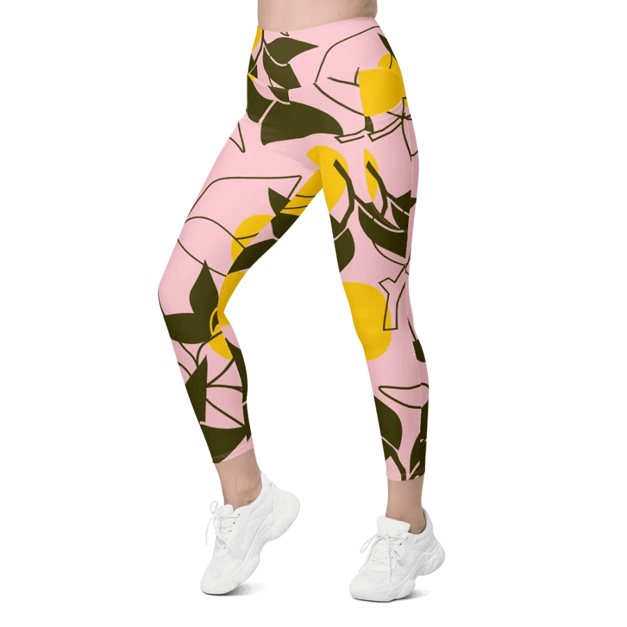 Lemon Grove All-Over Leggings with Pockets product image (4)