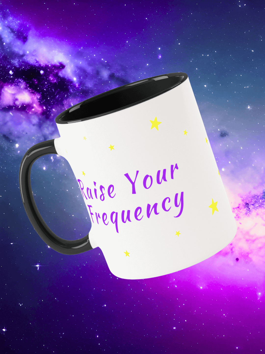Triangle Ceramic Mug — Raise Your Frequency product image (1)