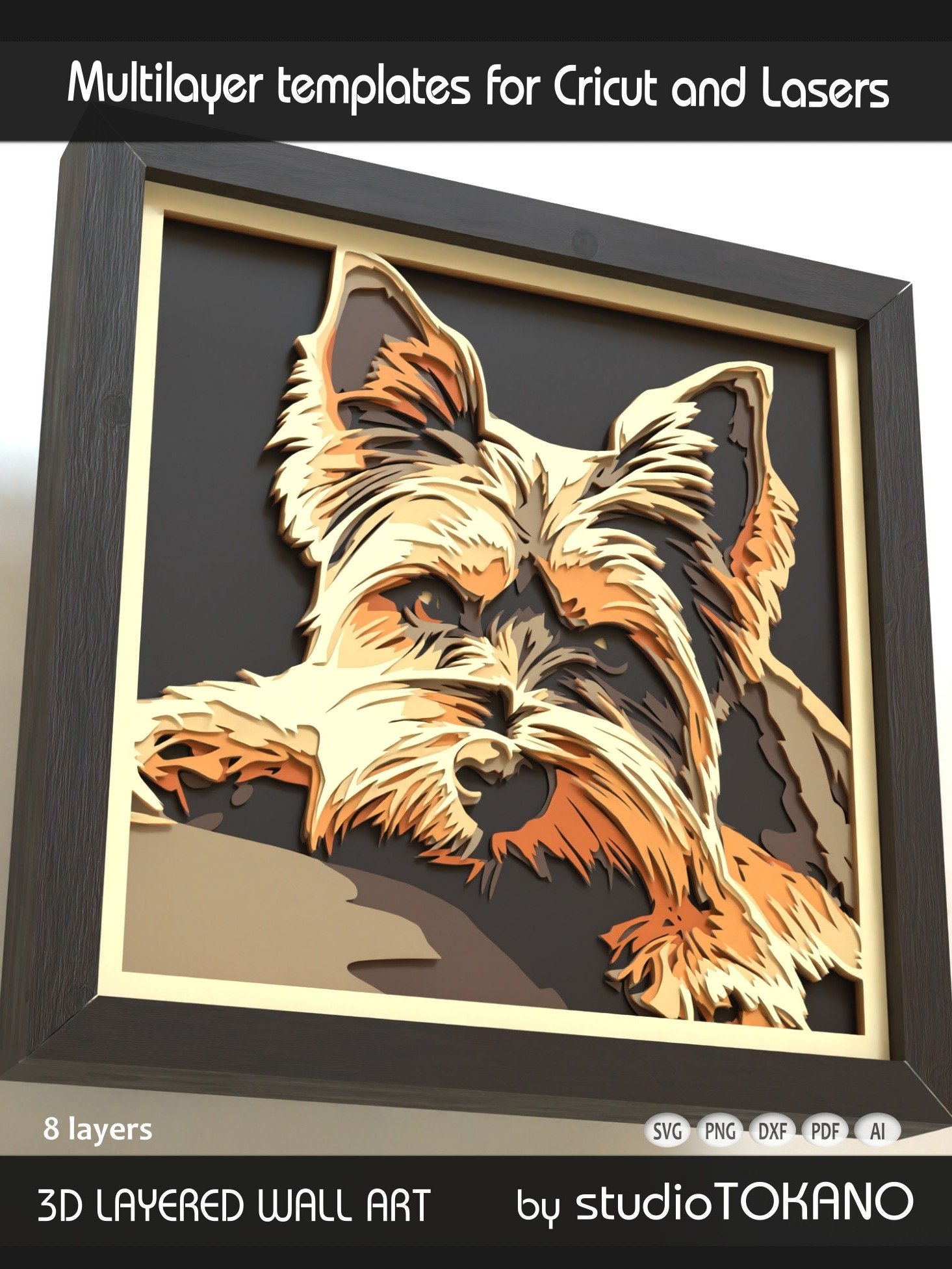 Yorkie Shadow Box product image (3)