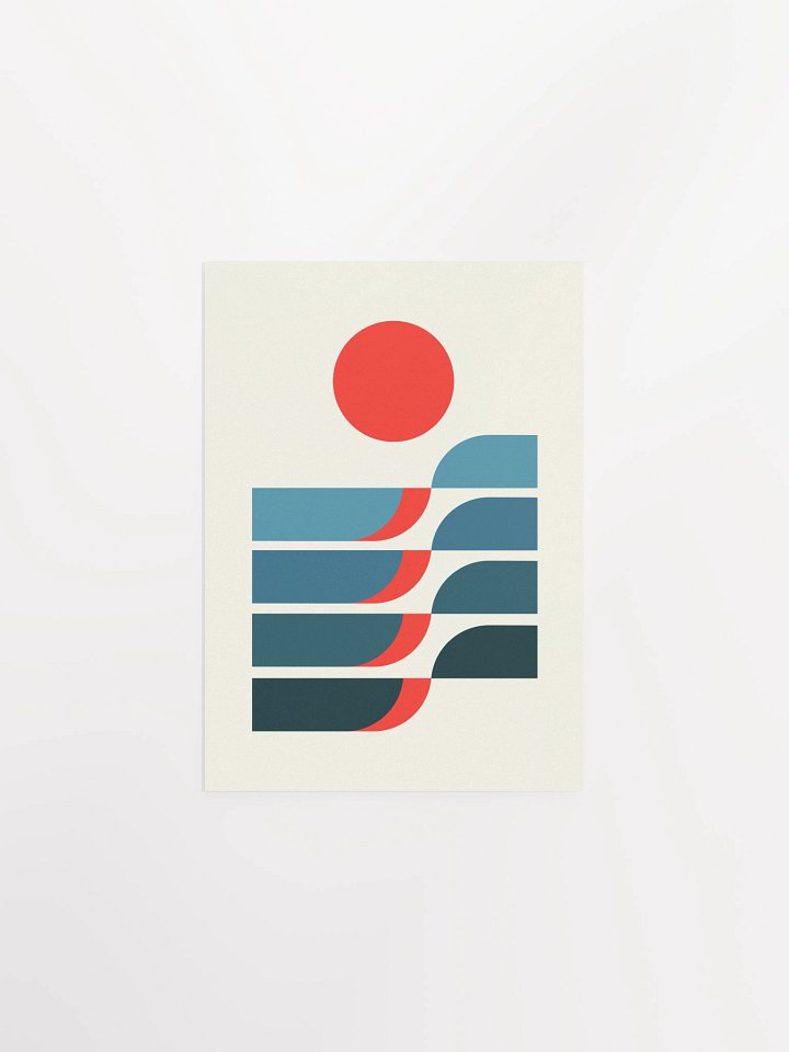 Rolling sea waves Art Print product image (4)