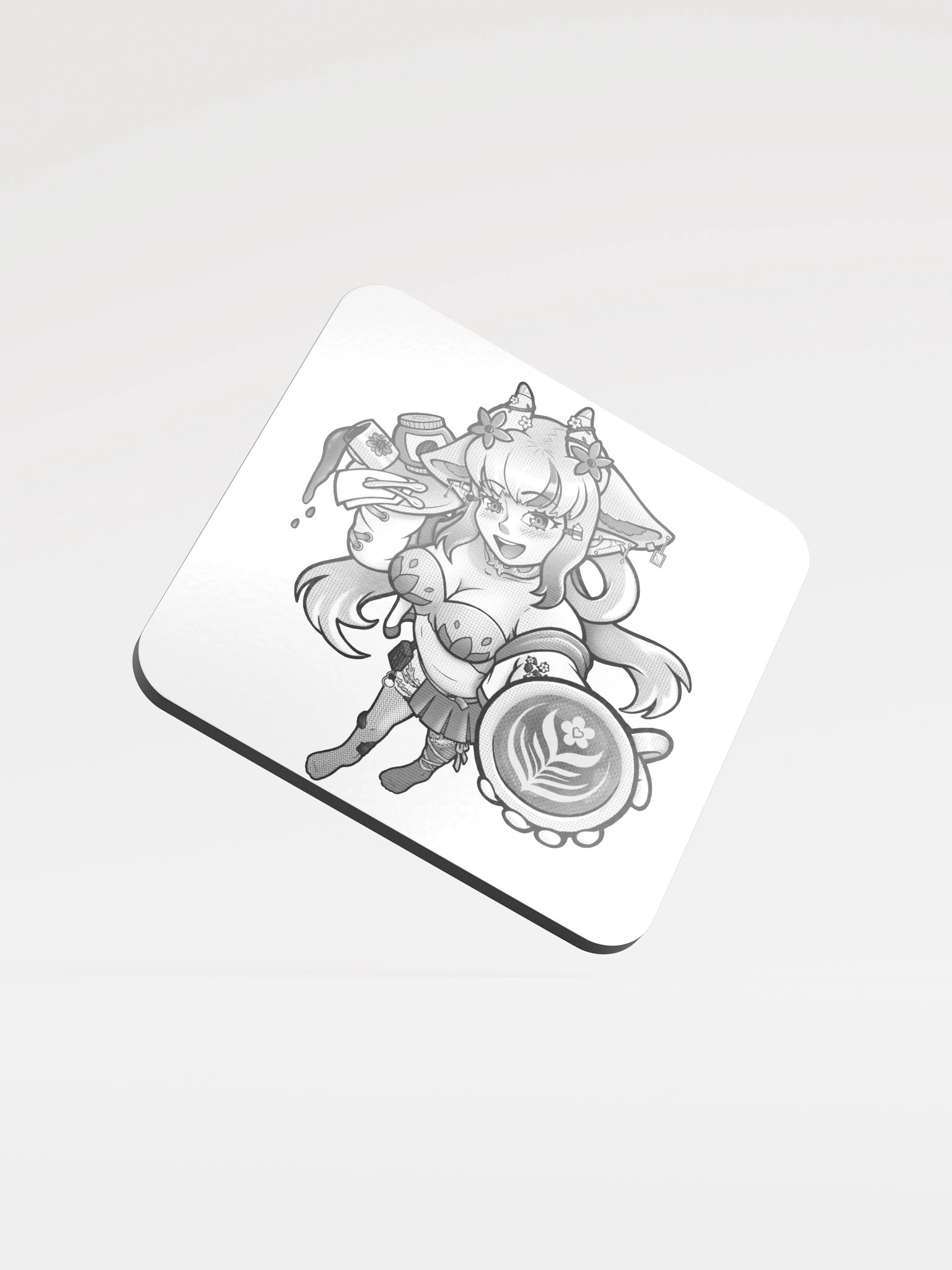 Cowfie Coaster {Cowfie Barista} ~ (3/3) product image (1)