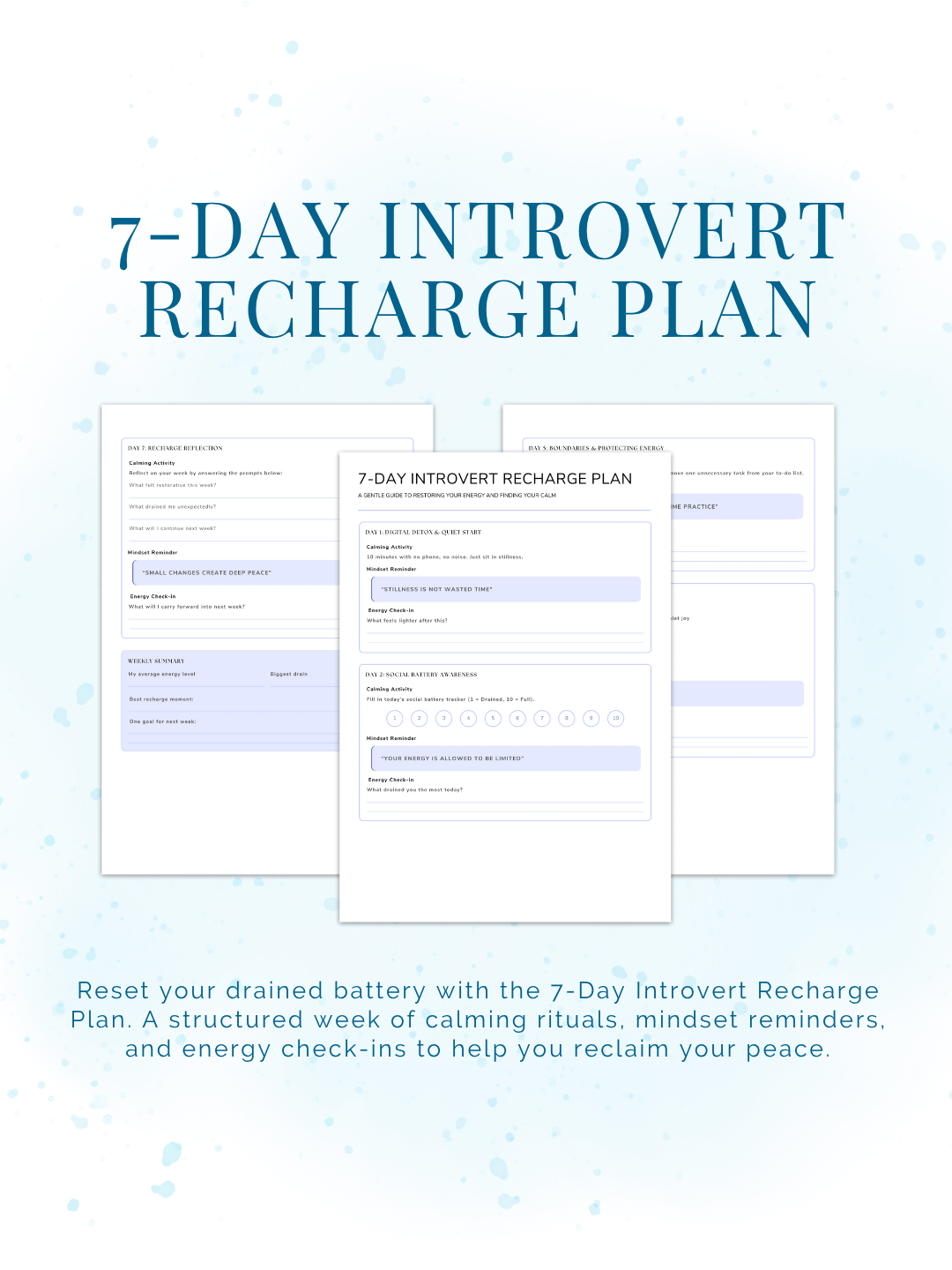 7-Day Introvert Recharge Plan product image (1)