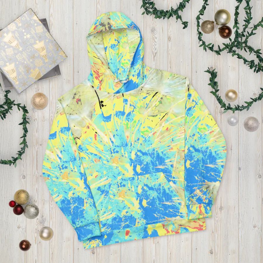 Cool Abstract Dandelion Seeds Unisex Pull Over Hoodie product image (10)