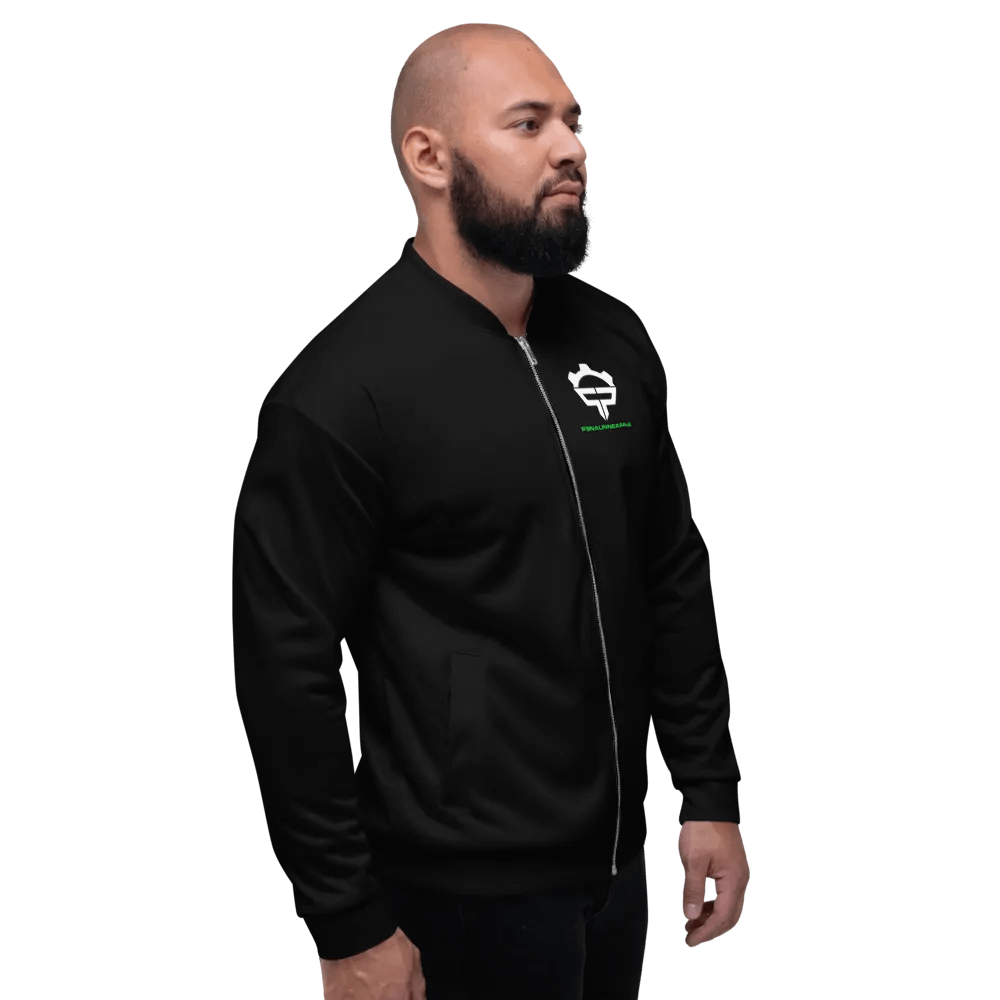 P3nAlPineapple - Black Bomber Jacket product image (12)