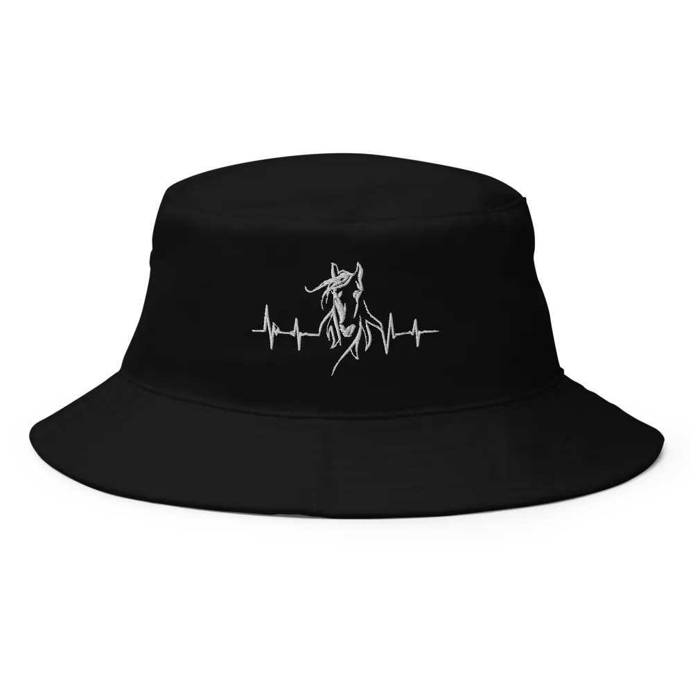 Horse Heartbeat Bucket Hat product image (1)