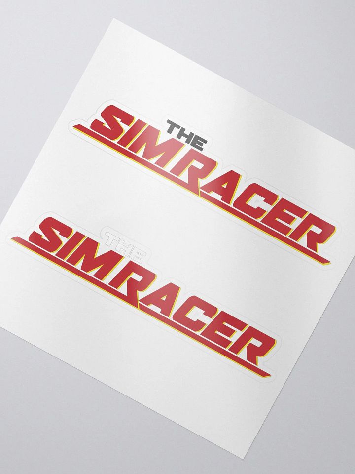 The Sim Racer Stickers product image (2)