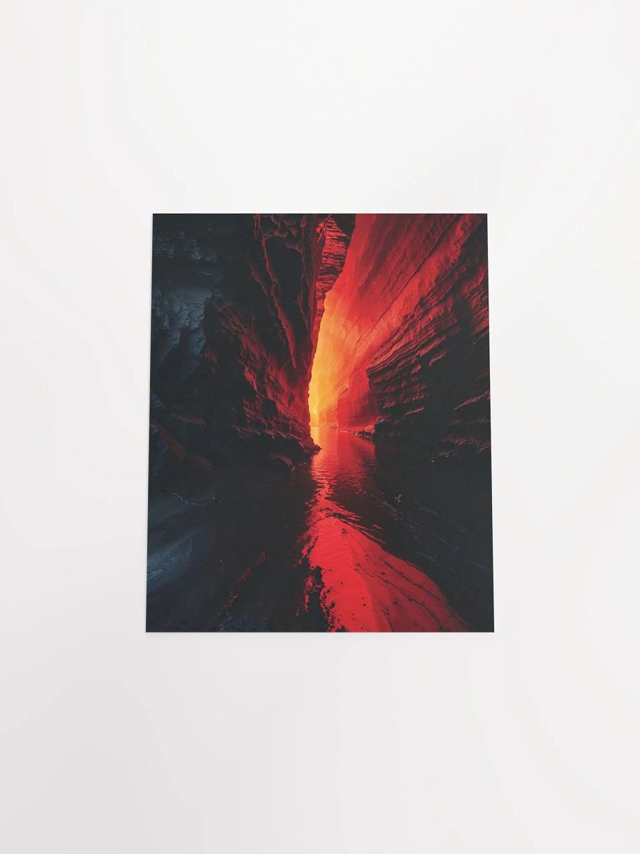 Fiery Canyon Glow Poster product image (45)