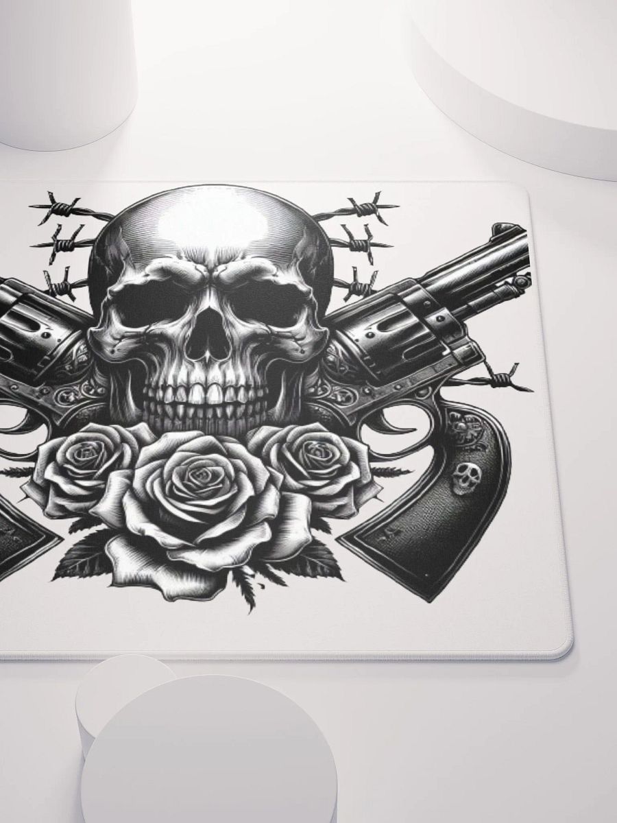 Skull and Roses Gaming Mouse Pad product image (9)