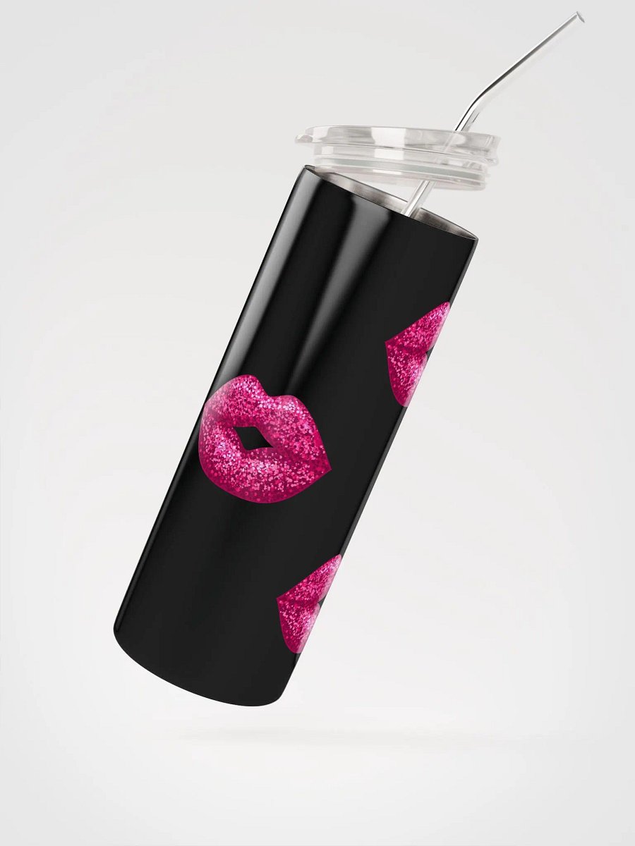 Sparkling Pink Lips Stainless Steel Tumbler product image (3)