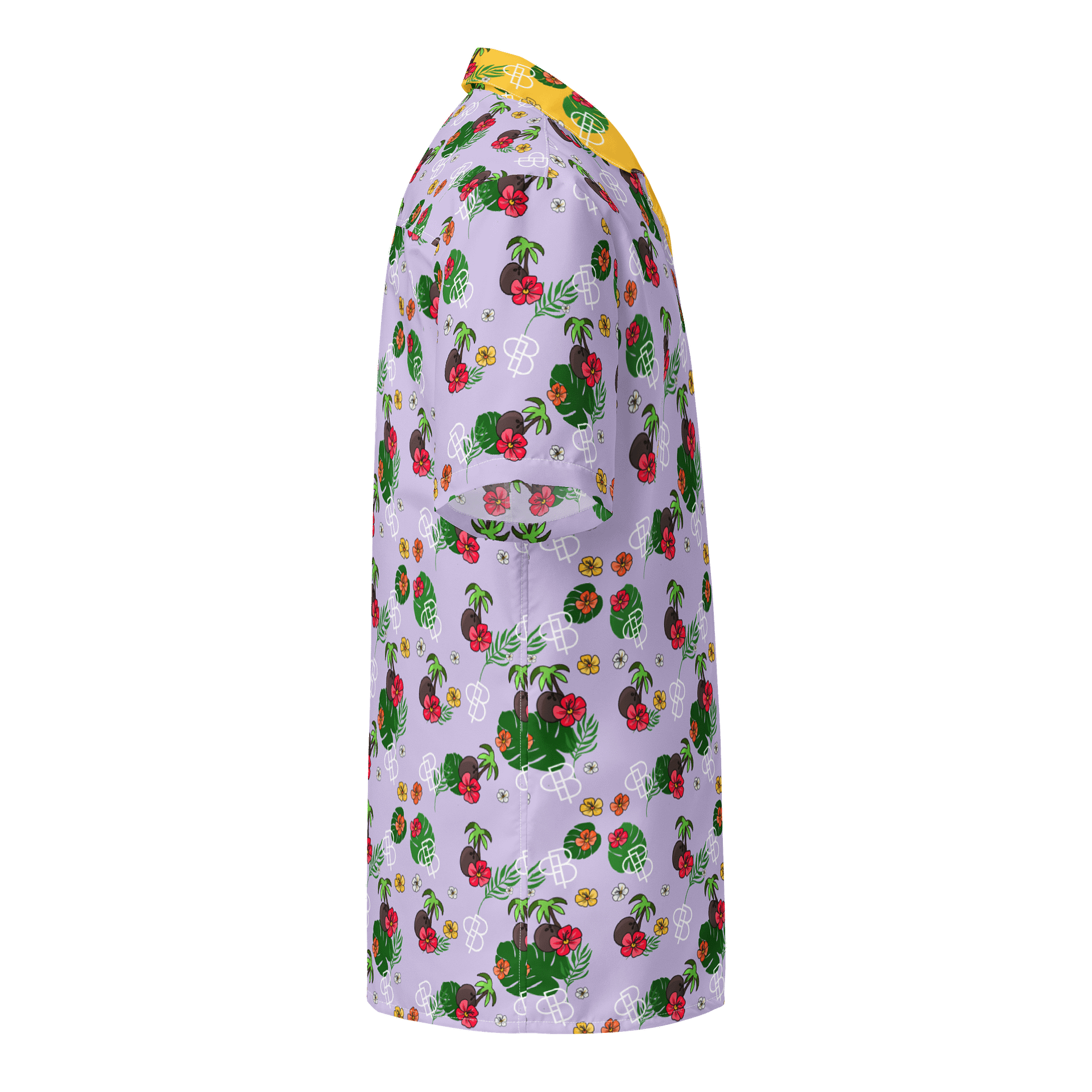 Tropical Island Hawaiian Shirt - Lilac product image (4)