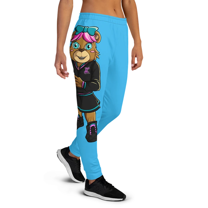 Standing Girl Bear Light Blue Joggers product image (1)