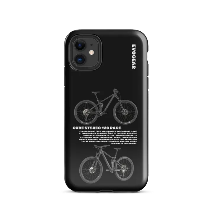 Black Stereo 120 Race iPhone Case product image (2)