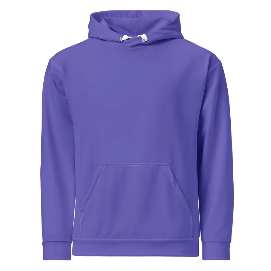 Plain Purple Light Summer Unisex Recycled Polyester Heavyweight Premium Hoodie by Treasure Pie product image (1)