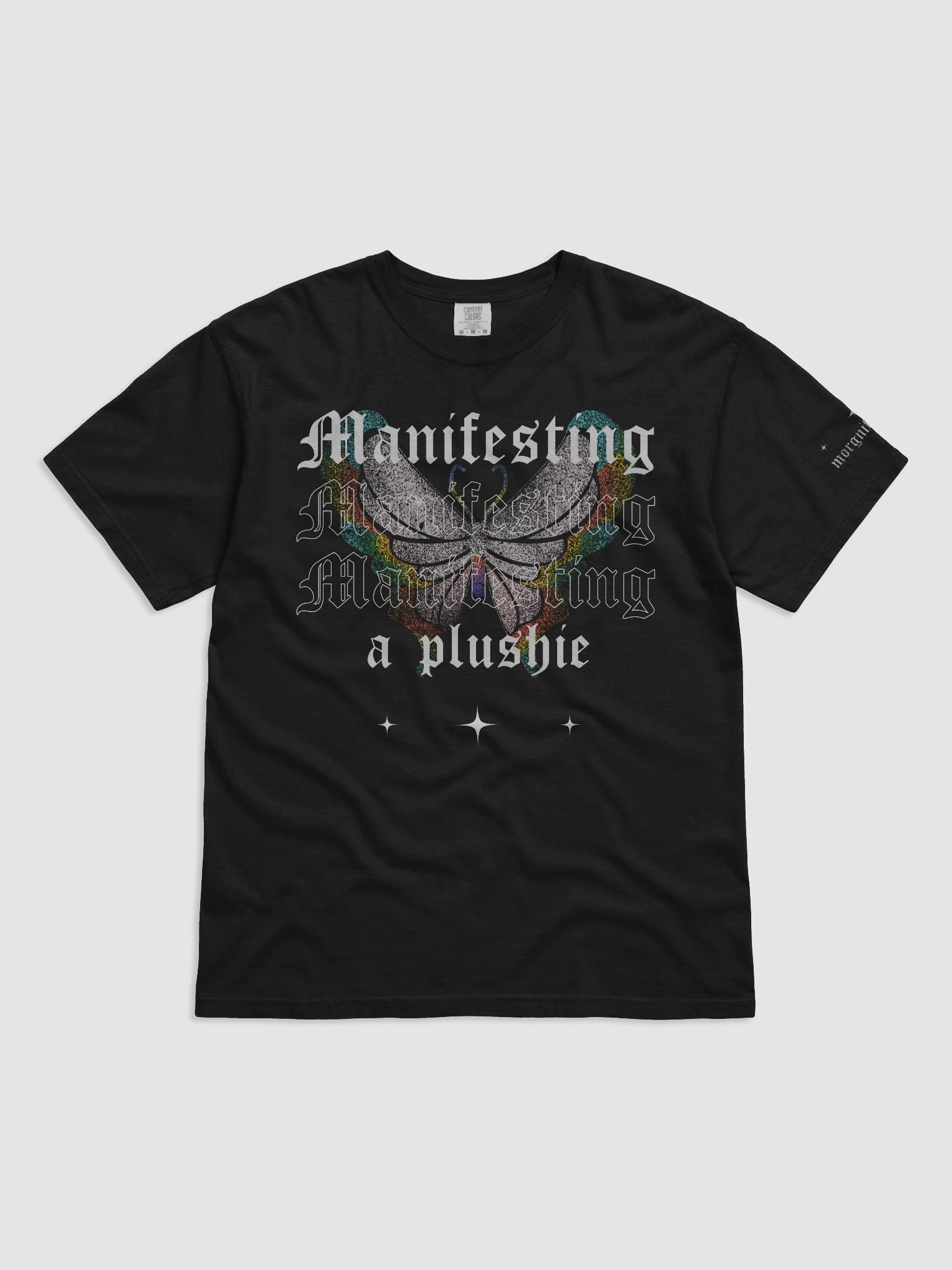 Front Print Manifesting a Plushie - Grunge Rainbow Edition product image (3)