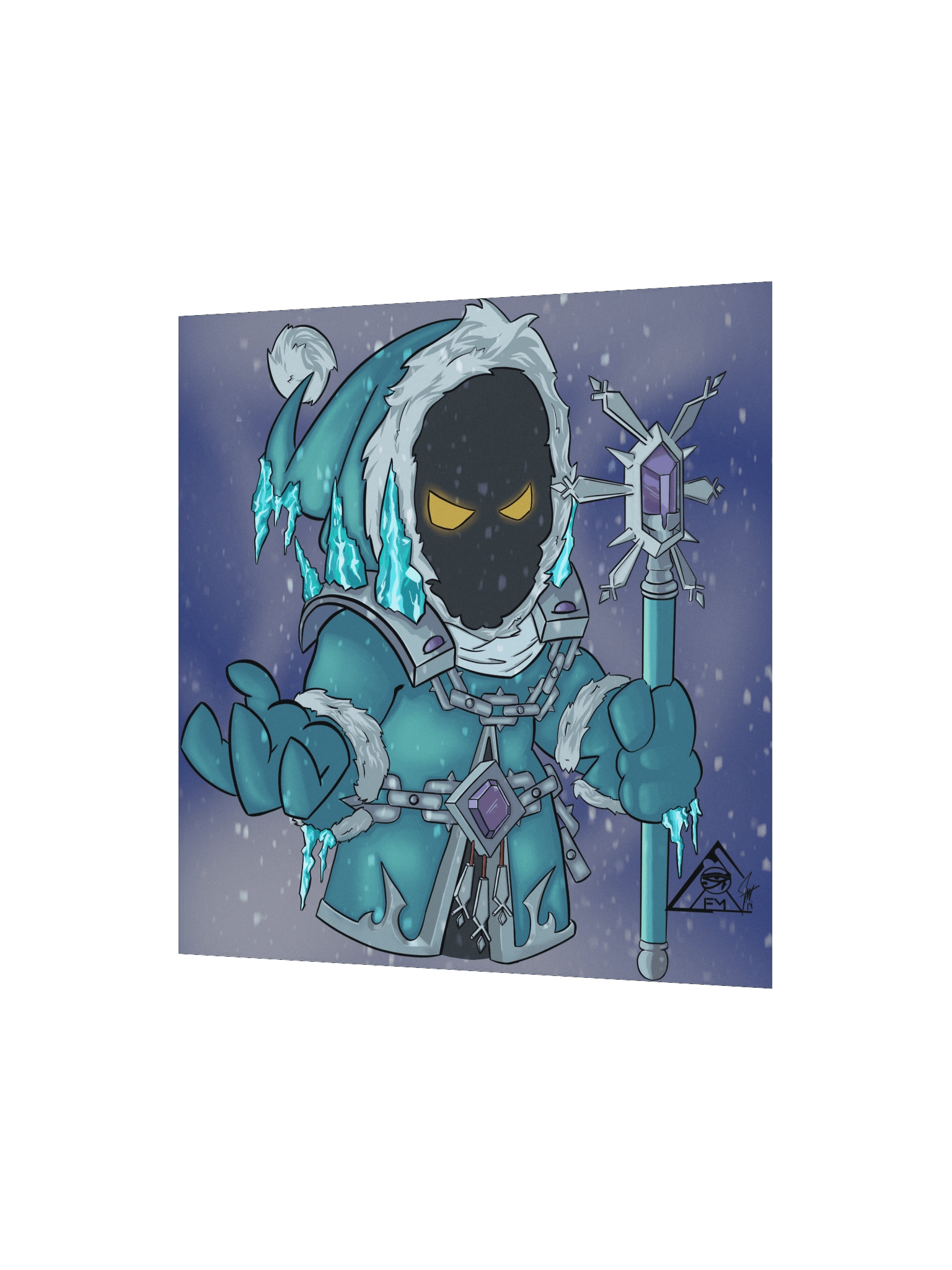 Frozen Mage Art Print product image (2)