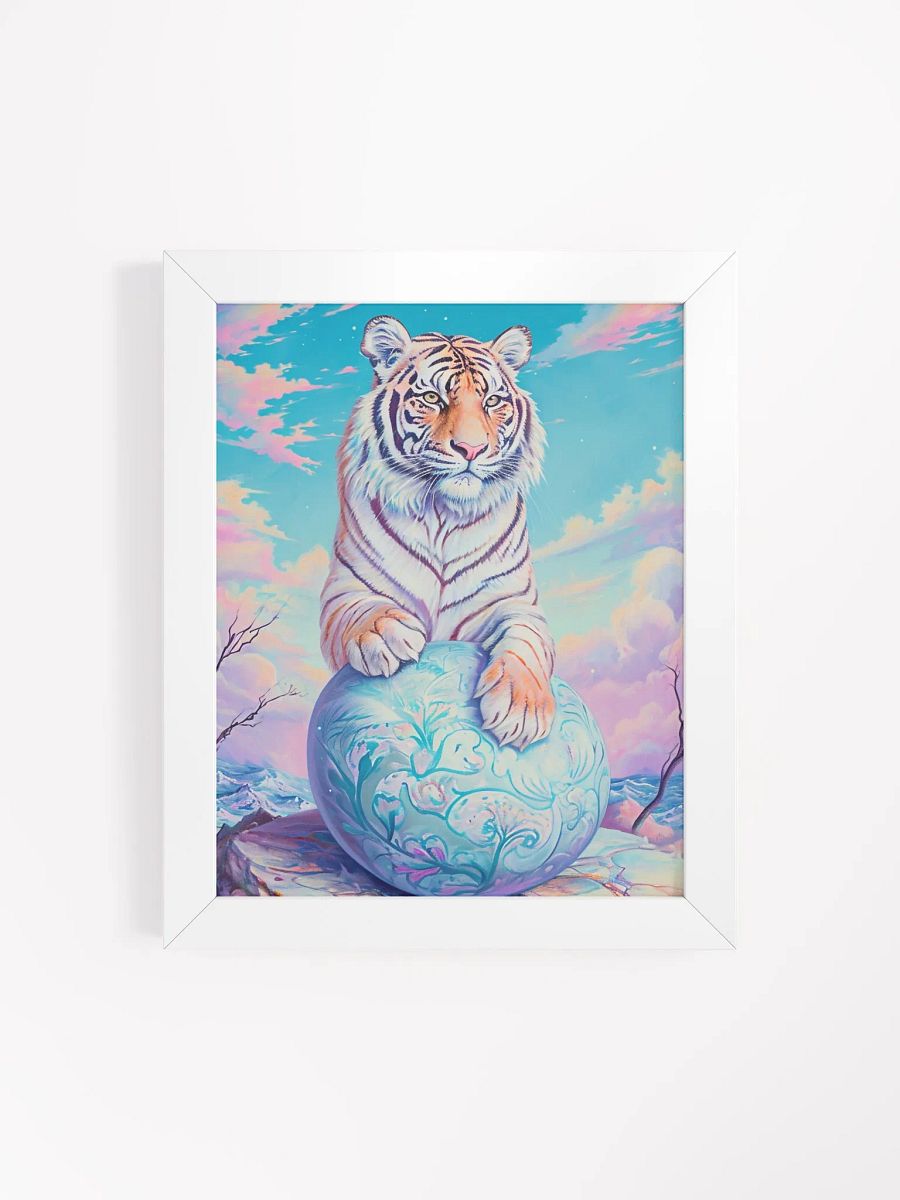 Majestic Tiger Globe Matte Poster product image (4)