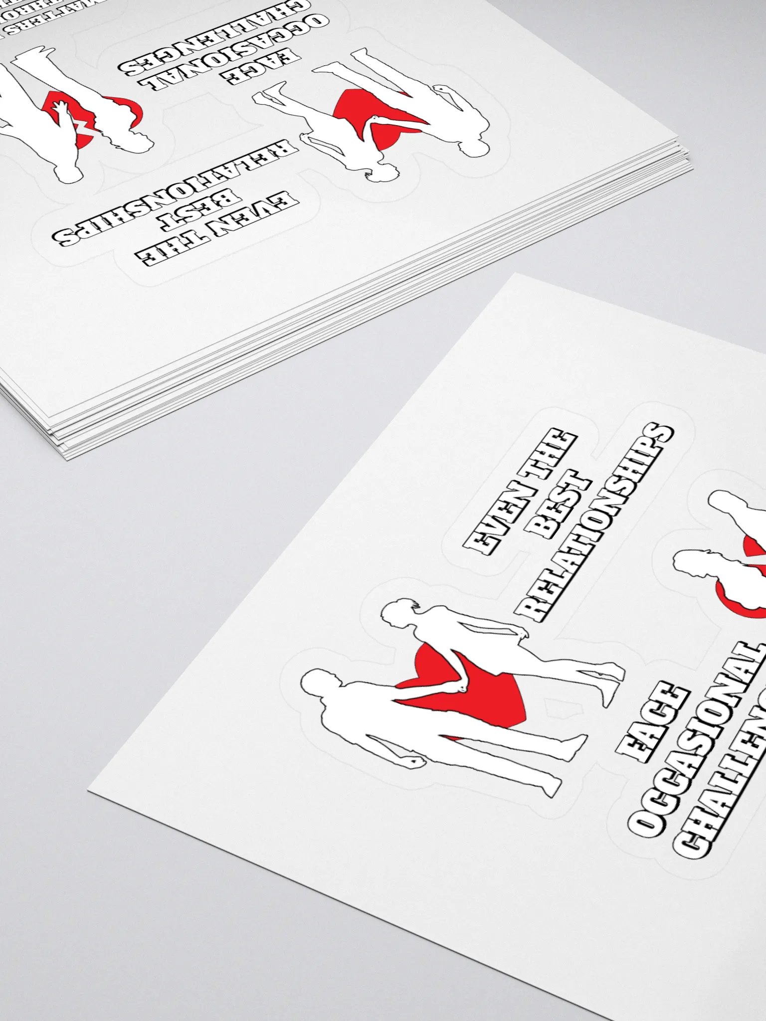 Even The Best Relationship Face Occasional Challenges - Sticker product image (4)