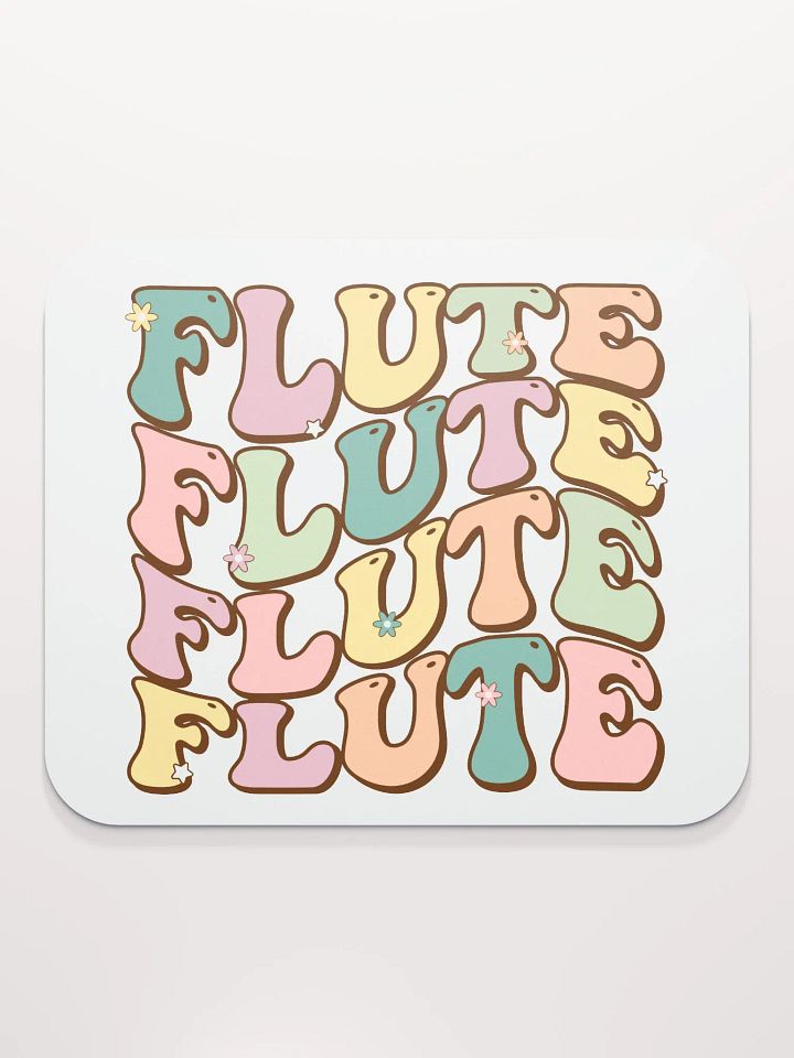 Groovy Wavy Flute Pastel Mouse Pad product image (1)