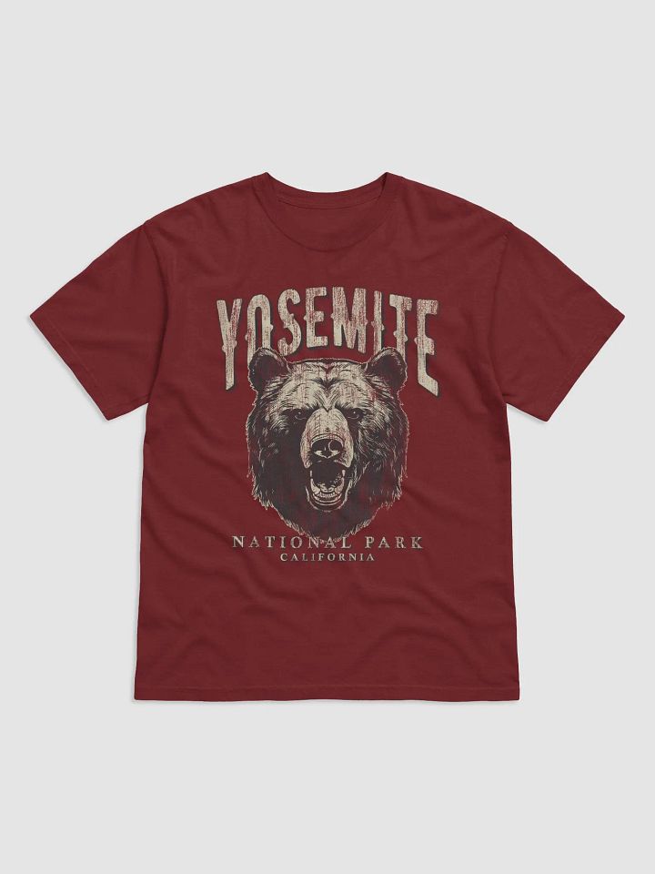 Yosemite National Park, California Tee | Vintage-Style Grunge Western Shirt with a Bear's Head product image (12)