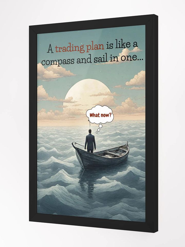 Trading Plan Custom Artwork Framed product image (3)