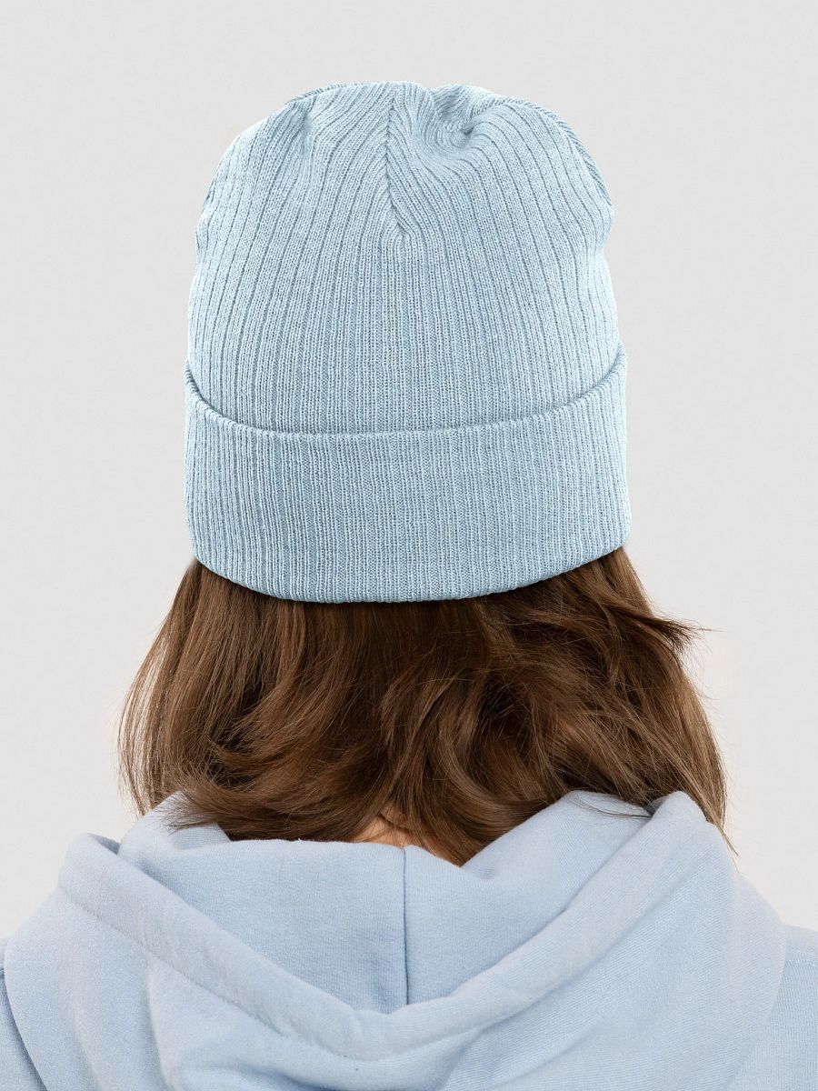 Pixelated Embroidered Snowflake Beanie product image (10)