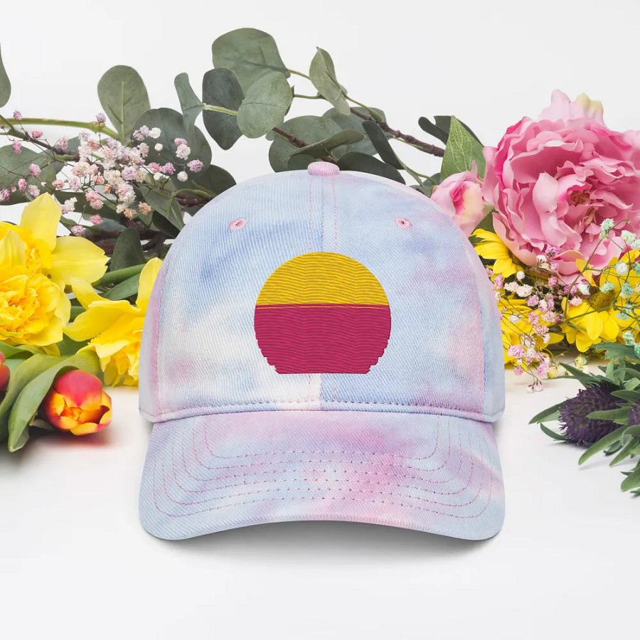 Rozay Cyber Sun Tie Dye Hat product image (9)