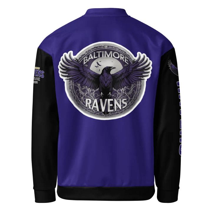 Baltimore Ravens | Fierce Winged Varsity Bomber Jacket | NFL Home Locker product image (2)