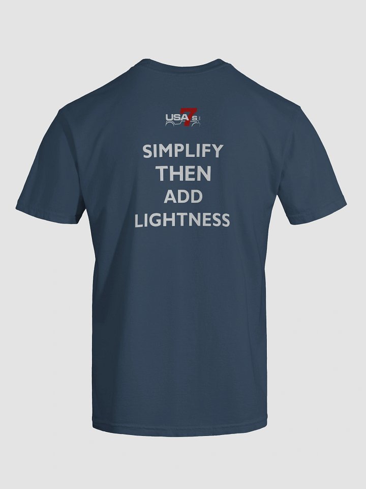 The Mantra T-shirt - White & Red Logo product image (1)