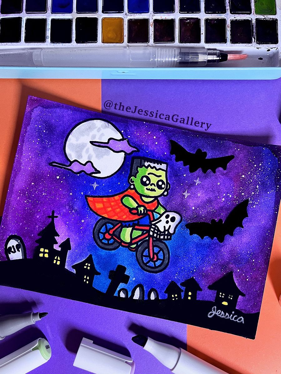 Moonlight Ride Art Print product image (2)