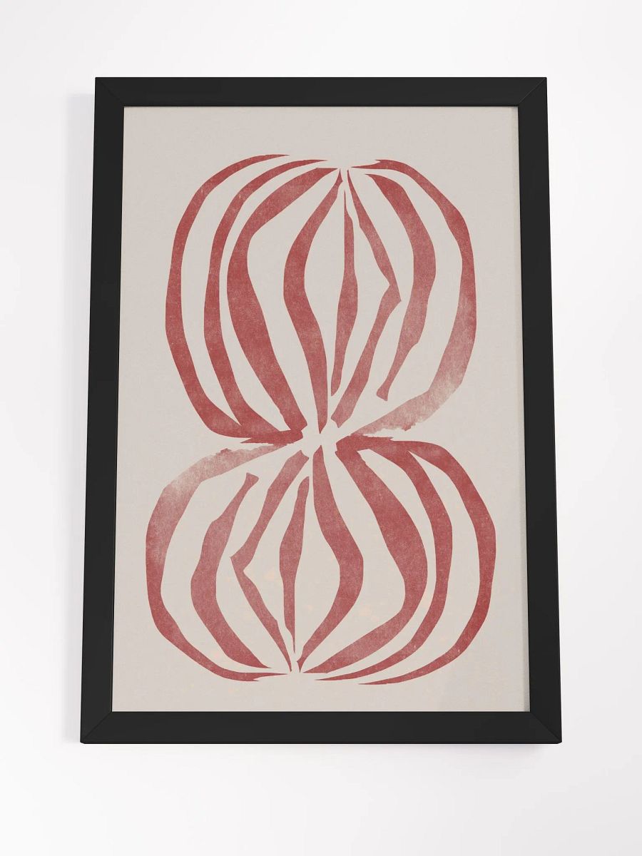 Organic Flow Framed Matte Poster | Fluid Abstract Design | Modern Art with Natural Flow for Tranquil Interiors product image (2)