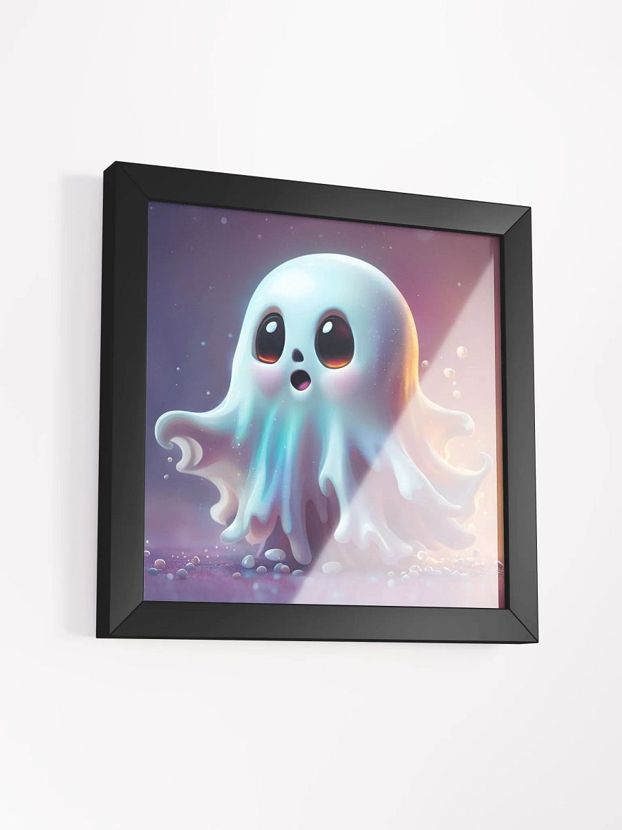 Framed Cute Ghost Poster product image (3)