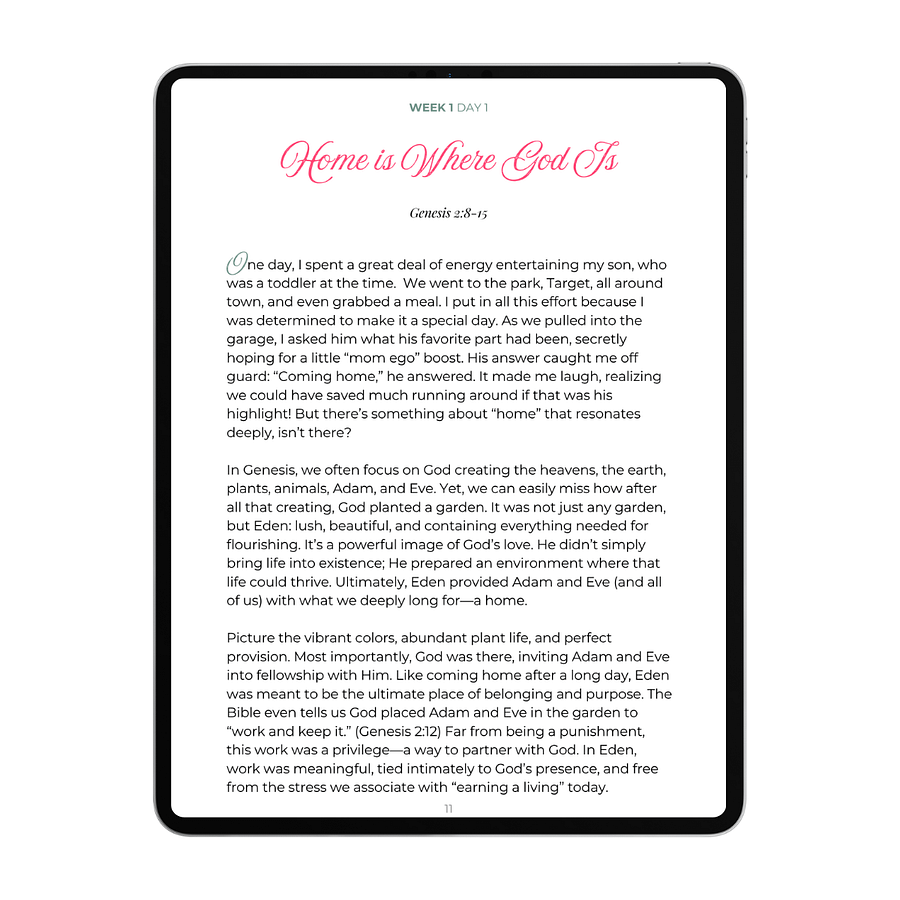 Restoring Eden Digital Bible Study Guide product image (3)